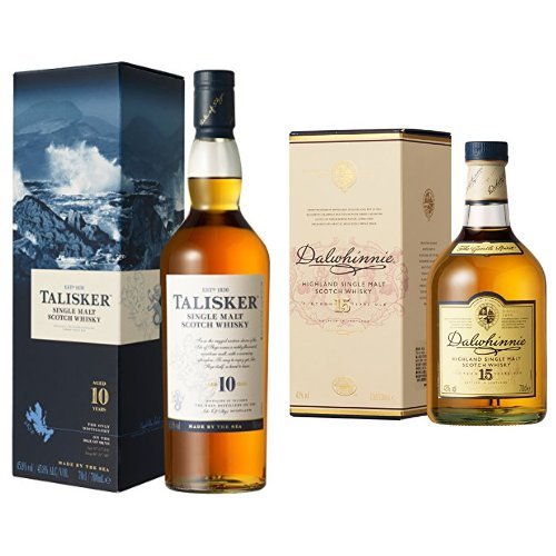 51rplkiCNbL-1 Talisker 10 Year Old Single Malt Scotch Whisky and Dalwhinnie 15 Year Old Whisky, 2 x 700ml